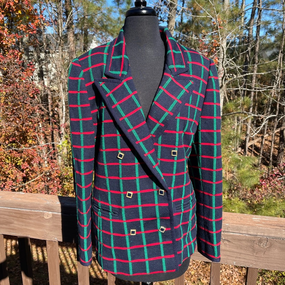Vintage Striped  Blazer